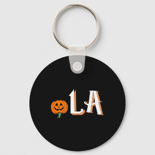 Comma La Funny Kamala Harris 2024 Halloween Pumpki Keychain