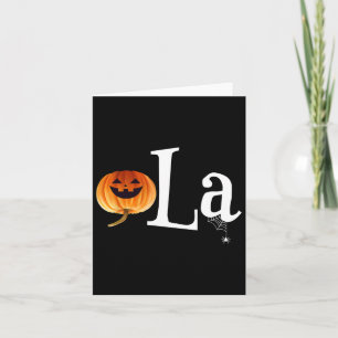 Comma La Funny Kamala Harris Halloween Pumpkin Men Card