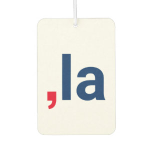 Comma La kamala funny pronunciation patriotic Air Freshener