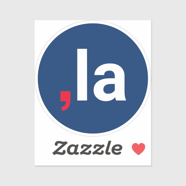 Comma La kamala funny pronunciation red white blue (Sheet)