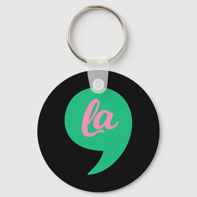 Comma La Kamala Harris 2022 Election Voting Costum Keychain (Front)