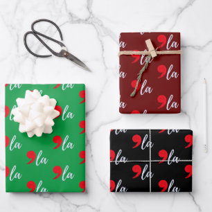 Comma La Kamala Harris 2024 President Funny Wrapping Paper Sheet