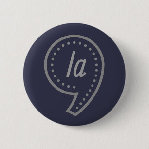 Comma la Kamala Harris 2 Inch Round Button