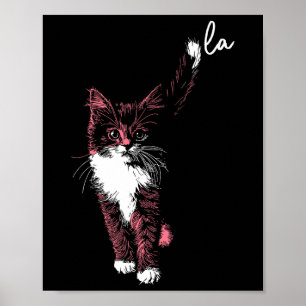 Comma La Kamala Harris Cat Kitten Cute Adorable Ta Poster