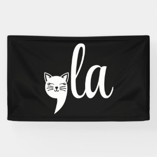 Comma La Kamala Harris - cat mom for Kamala  Banner