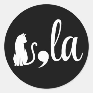 Comma La Kamala Harris - cat mom for Kamala Classic Round Sticker
