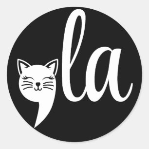 Comma La Kamala Harris - cat mom for Kamala  Classic Round Sticker