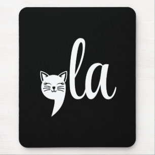 Comma La Kamala Harris - cat mom for Kamala Mouse Pad