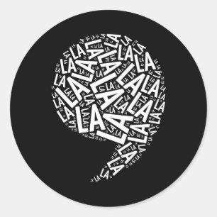 Comma La - Kamala Harris Classic Round Sticker