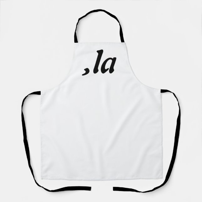 Comma La Kamala Harris - customized text design  Apron (Front)