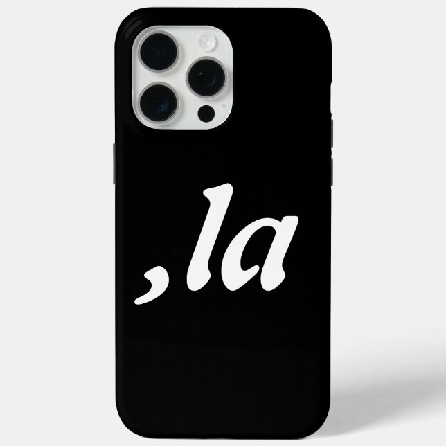 Comma La Kamala Harris - customized text design  Case-Mate iPhone Case (Back)