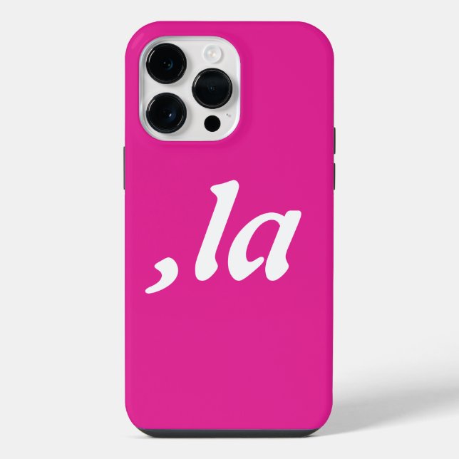 Comma La Kamala Harris - customized text design  iPhone Case (Back)