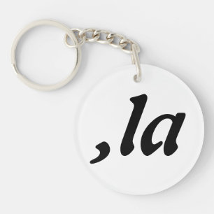 Comma La Kamala Harris - customized text design Keychain