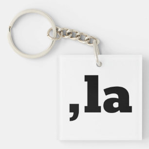 Comma La Kamala Harris - customized text design Keychain