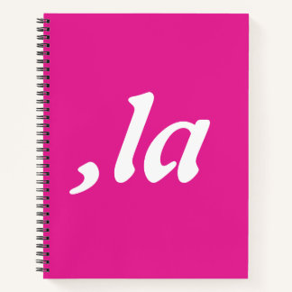 Comma La Kamala Harris - customized text design Notebook