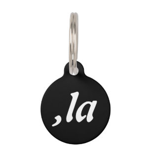 Comma La Kamala Harris - customized text design Pet Tag