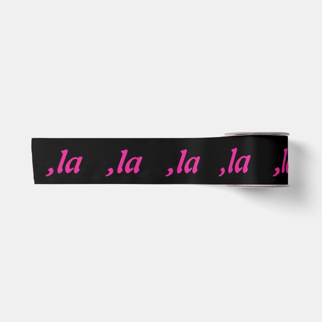 Comma La Kamala Harris - customized text design  Satin Ribbon (Front)