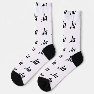 Comma La Kamala Harris - customized text design  Socks