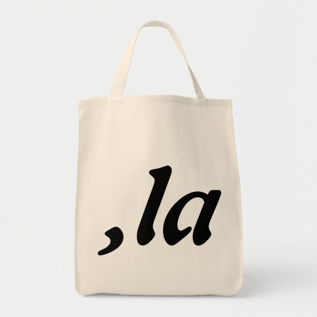Comma La Kamala Harris - customized text design  Tote Bag (Front)