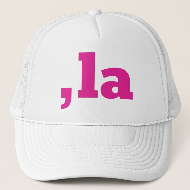 Comma La Kamala Harris - customized text design  Trucker Hat (Front)