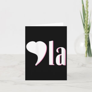 Comma La Kamala Harris Funny Democrat Support 2020 Card