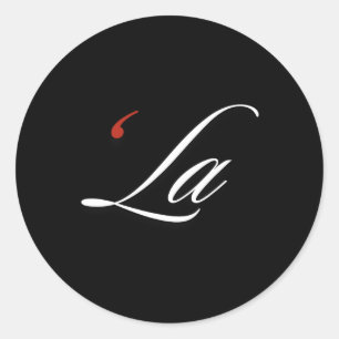 Comma La Kamala Harris Funny Punctuation La Electi Classic Round Sticker