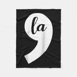 Comma La Kamala Harris Gift Raglan Baseball Tee Fleece Blanket