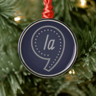 Comma la Kamala Harris Metal Ornament