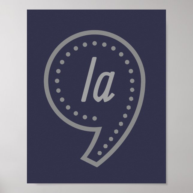 Comma la Kamala Harris Poster (Front)