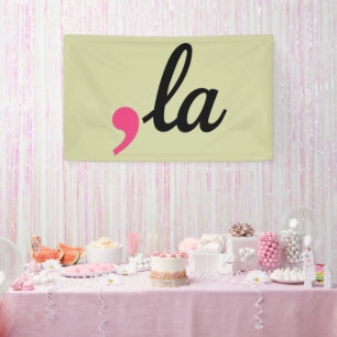 Comma La Kamala Harris President 2024 Stop Project Banner