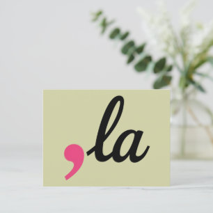 Comma La Kamala Harris President 2024 Stop Project Postcard