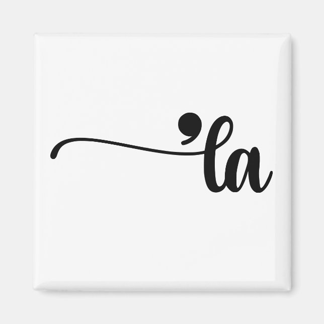 Comma La Kamala Harris Punctuation La Election Magnet (Front)