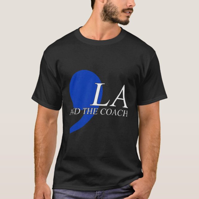 Comma La Kamala Harris Tim W Coach 2024 La Comma  T-Shirt (Front)