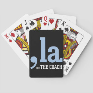 Comma La Kamala Harris Tim Walz Coach 2024 Playing Cards
