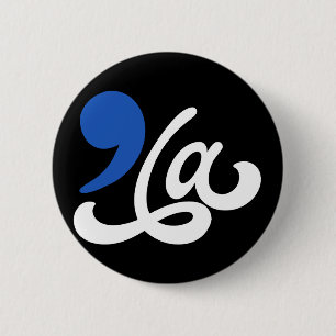 Comma La Madam President Kamala Harris 2024 2 Inch Round Button