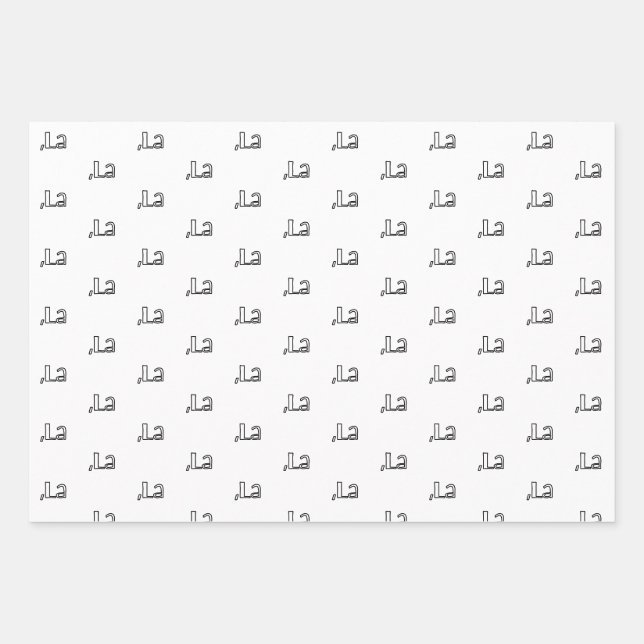 Comma La Wrapping Papers, Kamala Harris 2024 Wrapping Paper Sheet (Front)