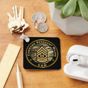 Command Sergeant Major CSM Keychain