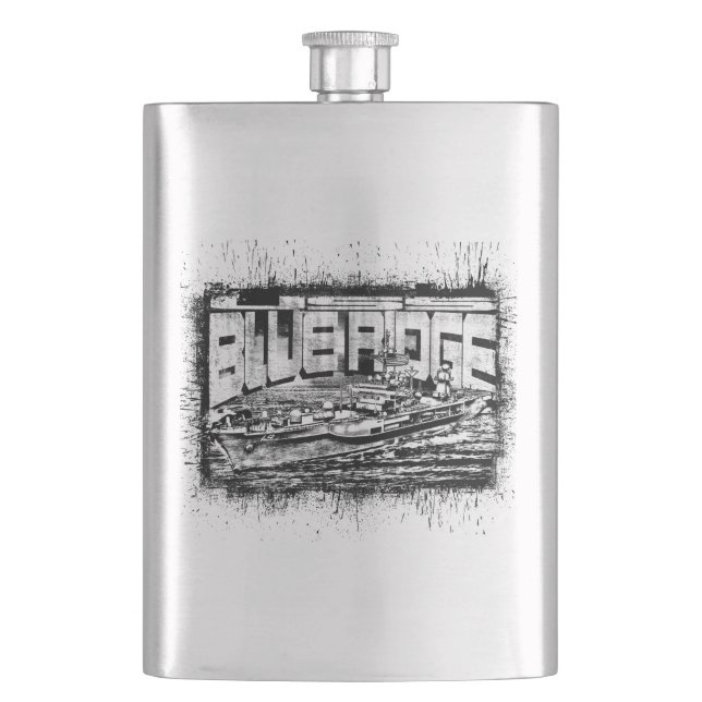 Command ship Blue Ridge Classic Flask (Front)