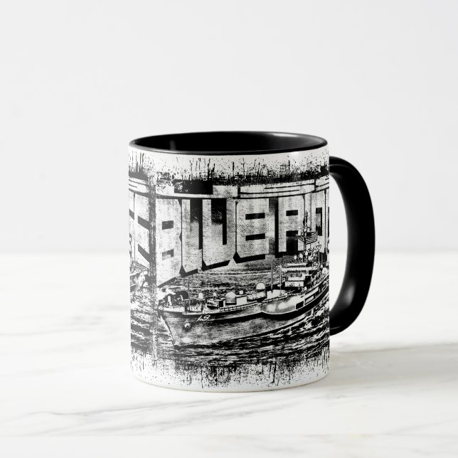Command ship Blue Ridge Combo Mug (Front Right)