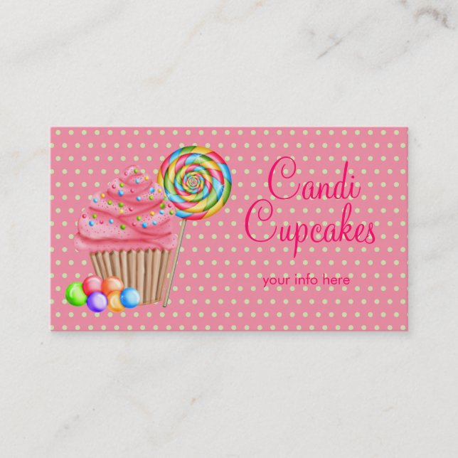 Commande à façon pour Candace - cartes de visite (Devant)