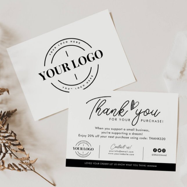 Commande de Merci de coeur de marque Logo d'entrep (Créateur téléchargé)