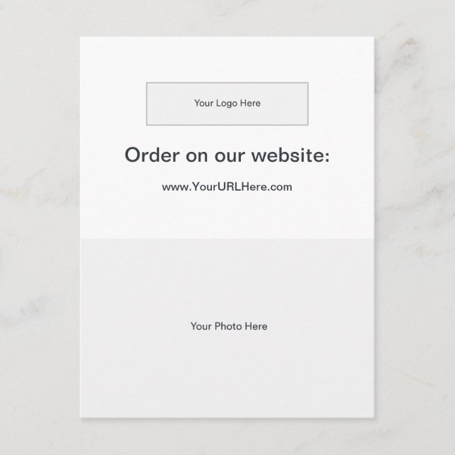 Commande en ligne - Carte postale (Logo horaire) (Devant)