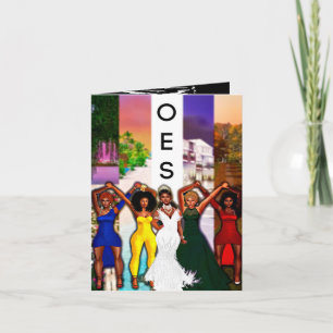 Commande OES de la carte de voeux blanche Etoile d