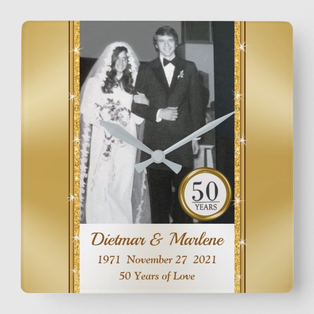 Commande spéciale 50e anniversaire Horloge avec ph (Recto)