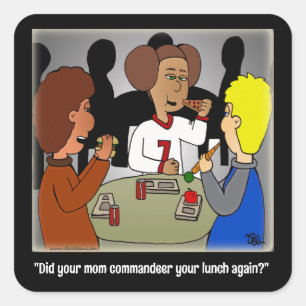 Commandeer Square Sticker