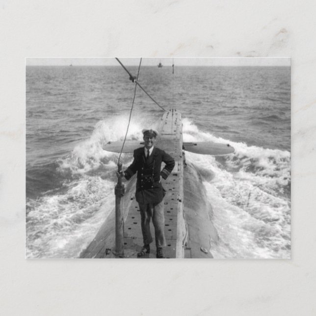 Commander E C Boyle VC Postcard (Front)