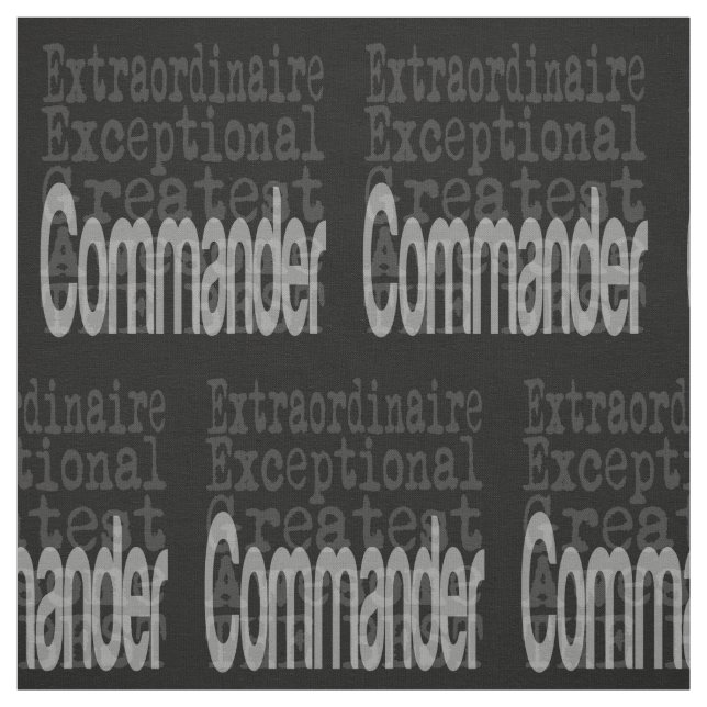 Commander Extraordinaire Fabric (Swatch)
