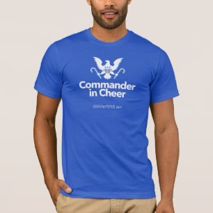 "Commander in Cheer" Unisex American Apparel tee