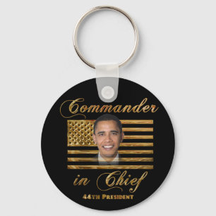 Commander in Chief, Barack Obama Keychain