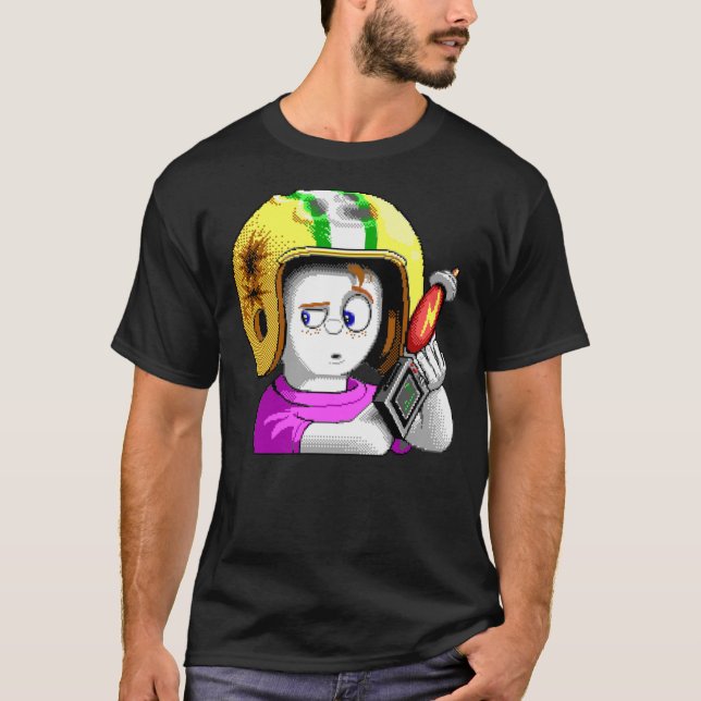 Commander Keen HD - Retro DOS game fan items Essen T-Shirt (Front)